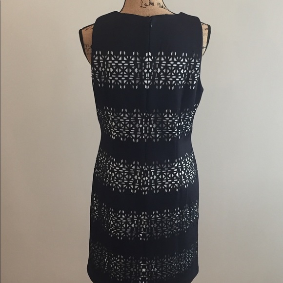 WHBM sleeveless LBD with laser cut details size 10 - Picture 2 of 16